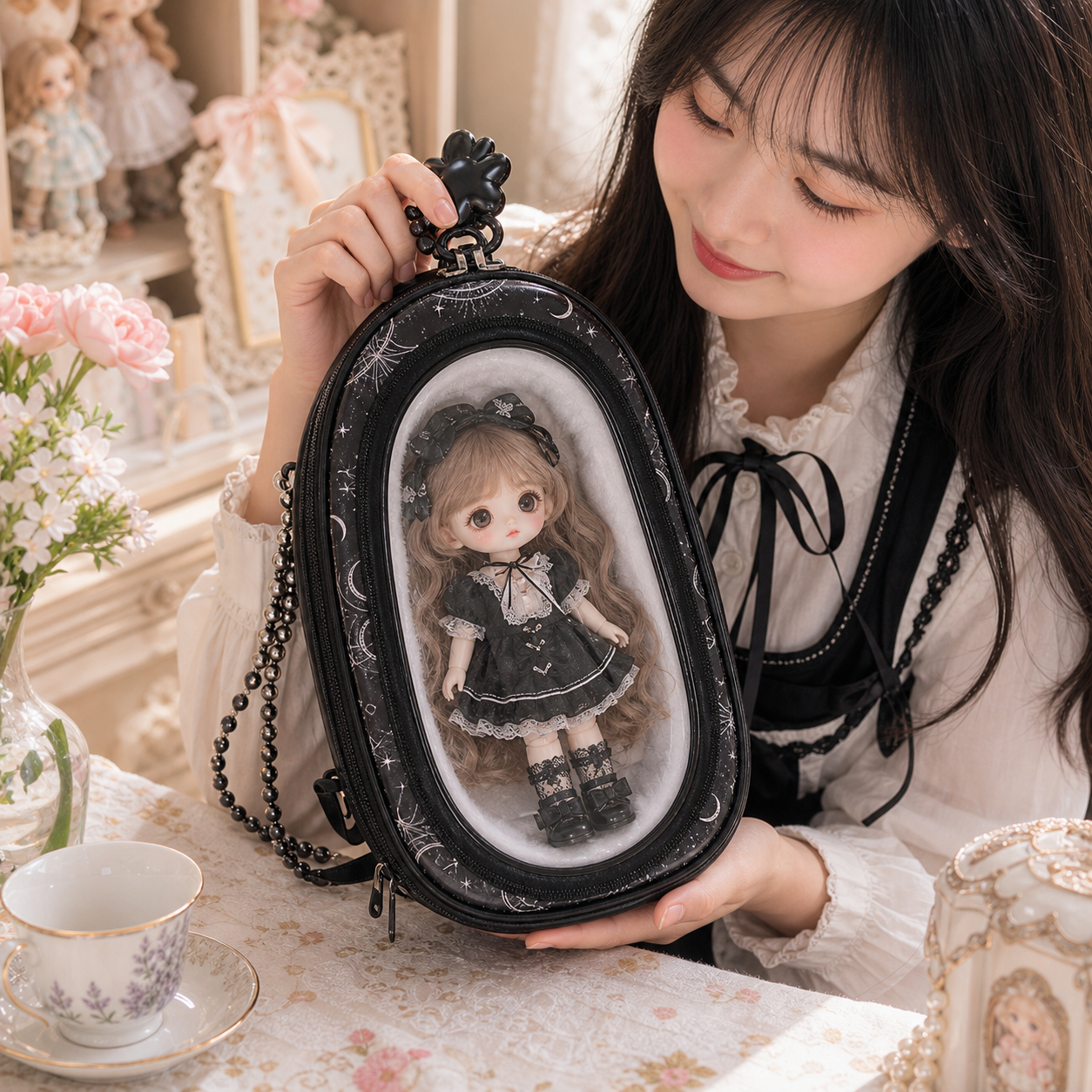 Bag with Clear Window for Plushies and Pins