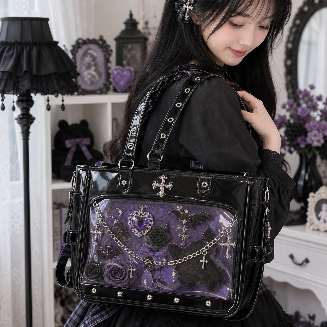 Ita Shoulder Bag for Plushies and Pins