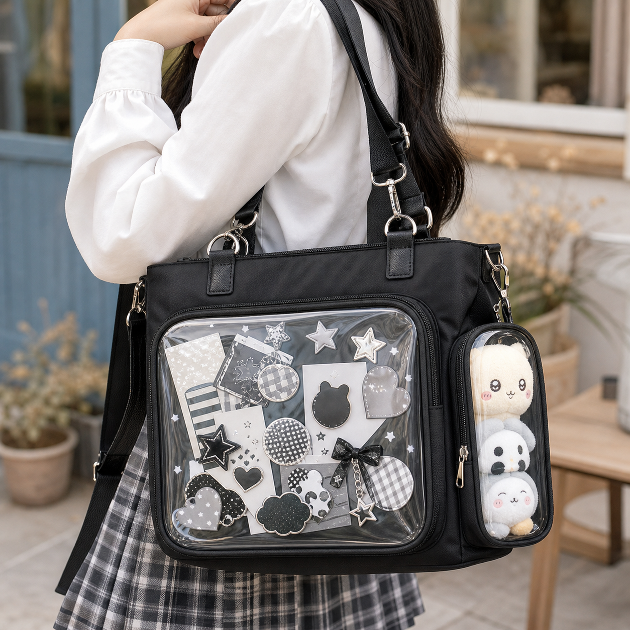 Convertible Ita Bag for Pin Display